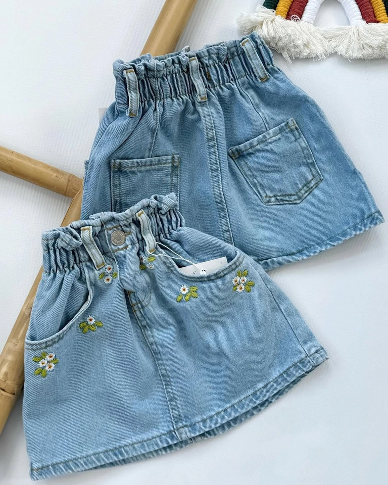 Saia jeans 