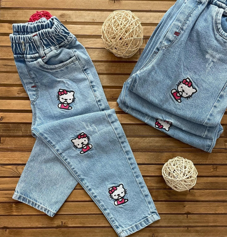Calça Jeans Hello Kitty  - 1