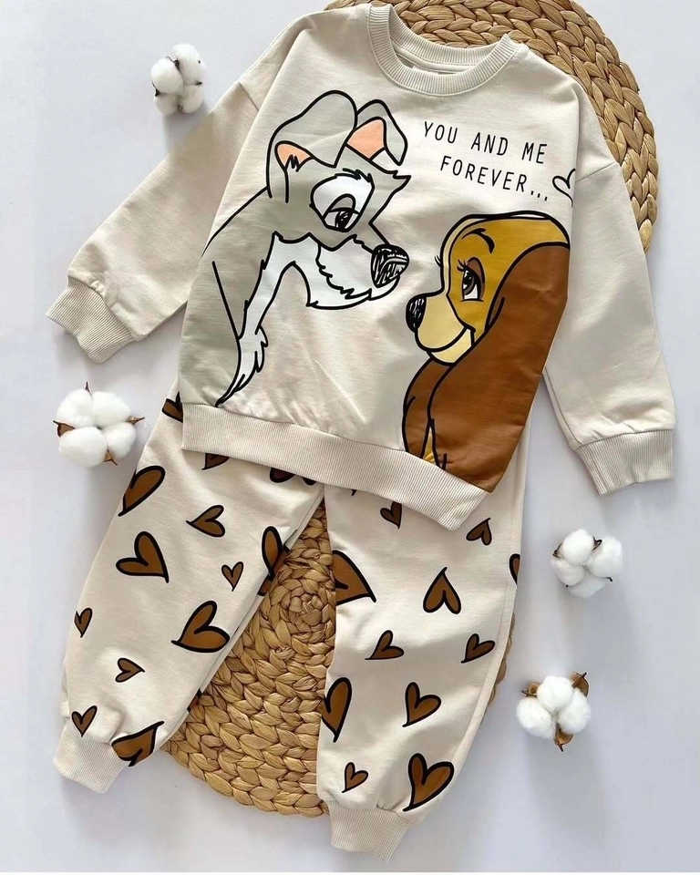 Conjunto Moletom A Dama e o Vagabundo - 1
