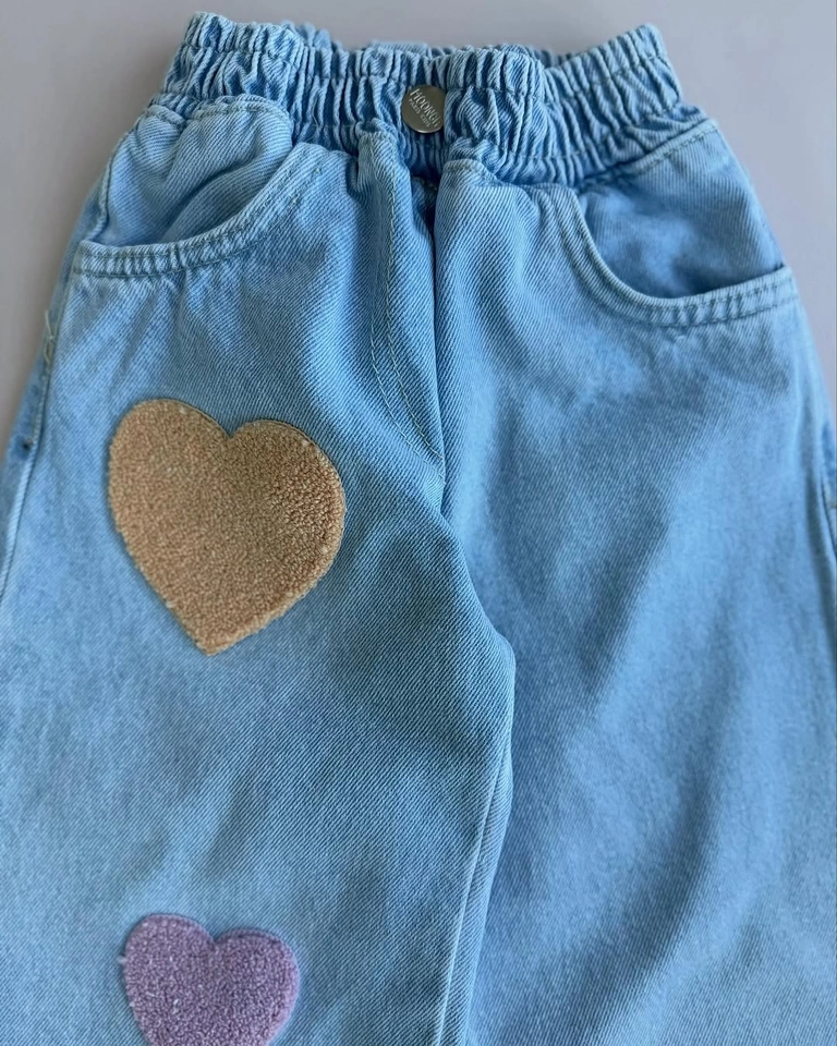 Calça Wid Leg Coração  - 2
