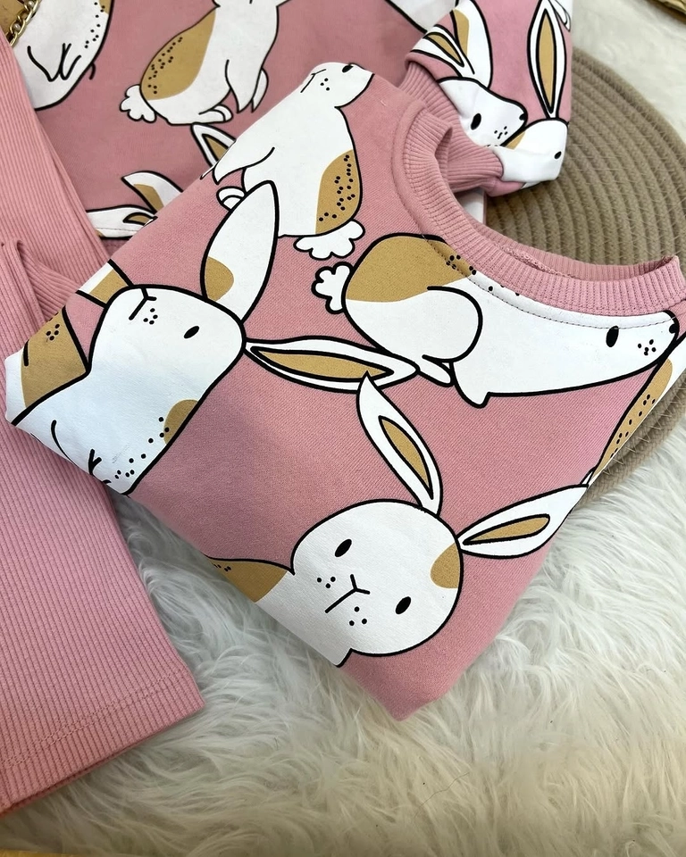 Conjunto Moletom Coelho  - 2