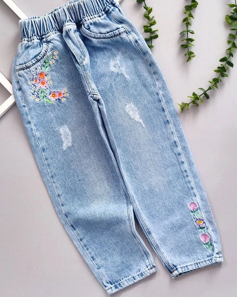 Calça Jeans Florzinha  - 7