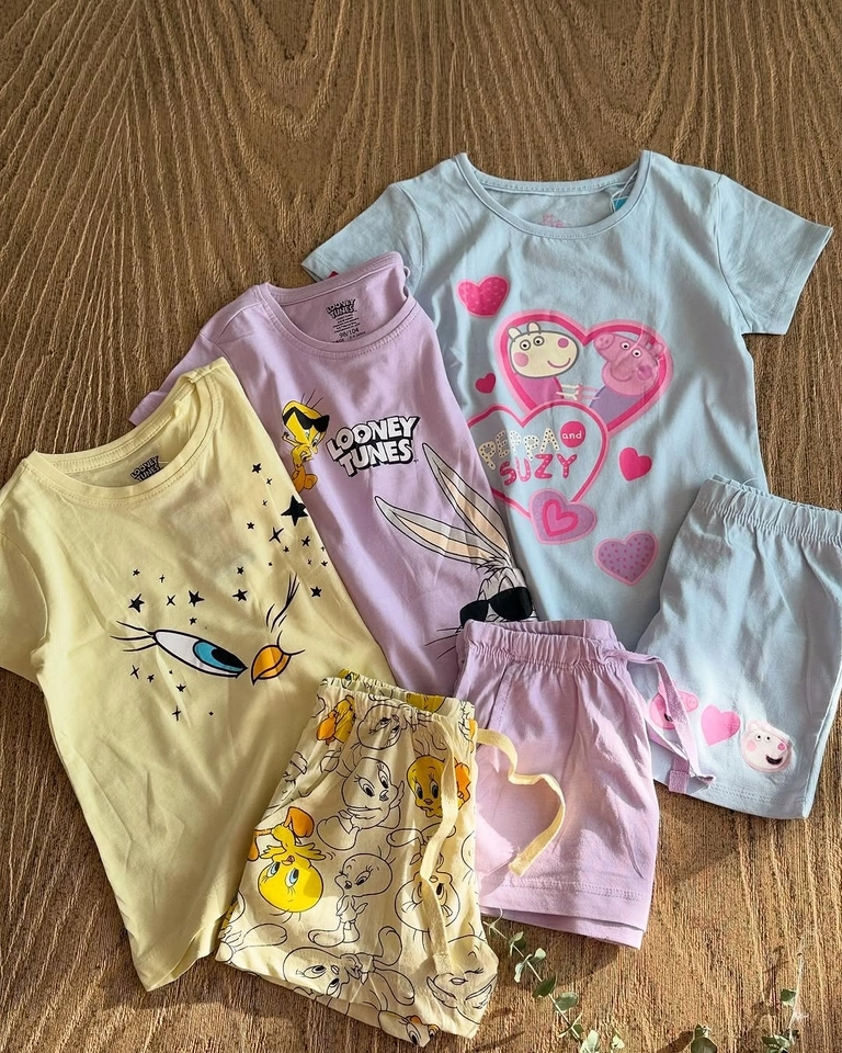 Kit 3 Pijamas de Personagens  - 1