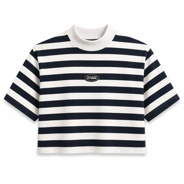 Cropped Listrado - Emborrachado
