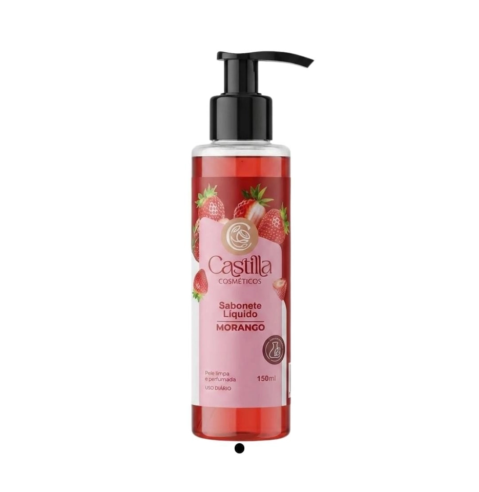 Sabonete Líquido Morango 150ml - Castilla