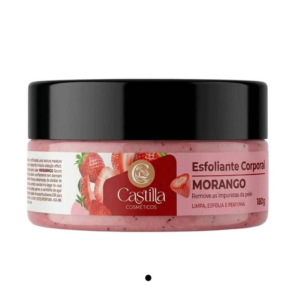  Esfoliante Corporal Morango 150g - Castilla 