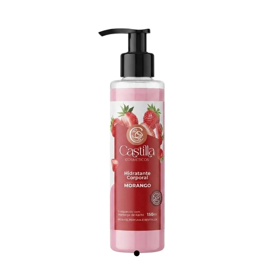 Hidratante Corporal Morango 150ml - Castilla - 1
