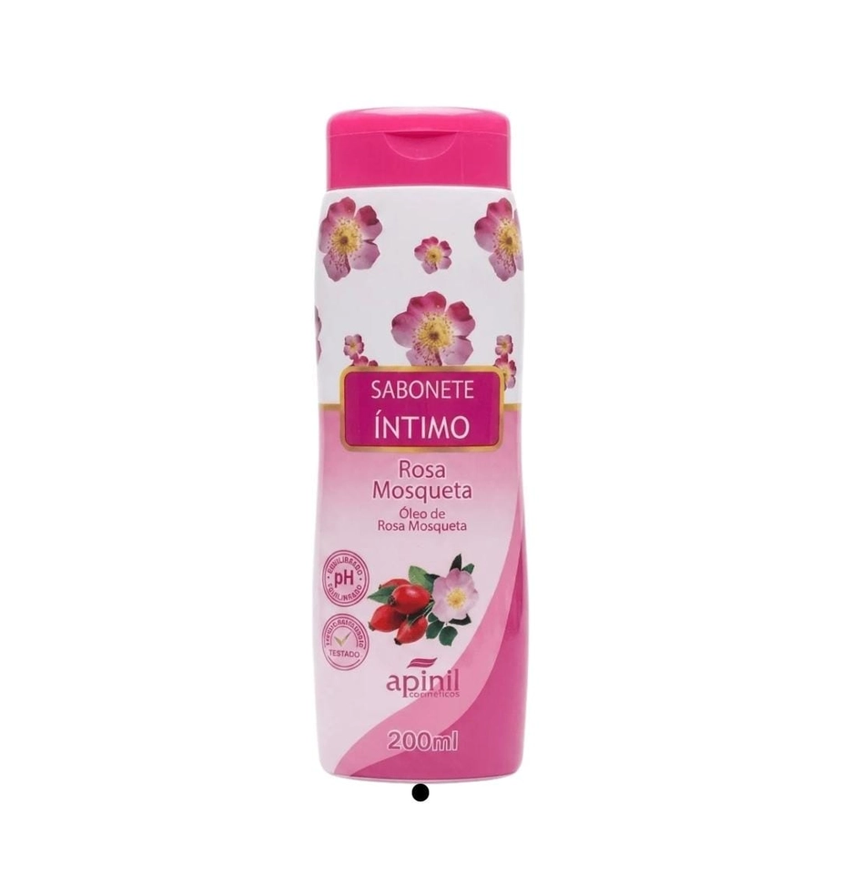  Sabonete Íntimo Rosa Mosqueta 200ml - Apinil