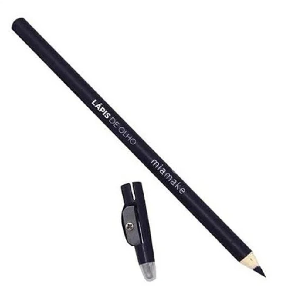  Lápis De Olho Preto Com Apontador - Mia Make - 1