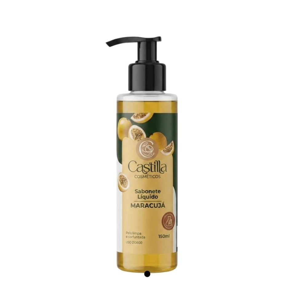  Sabonete Líquido Maracujá 150ml - Castilla