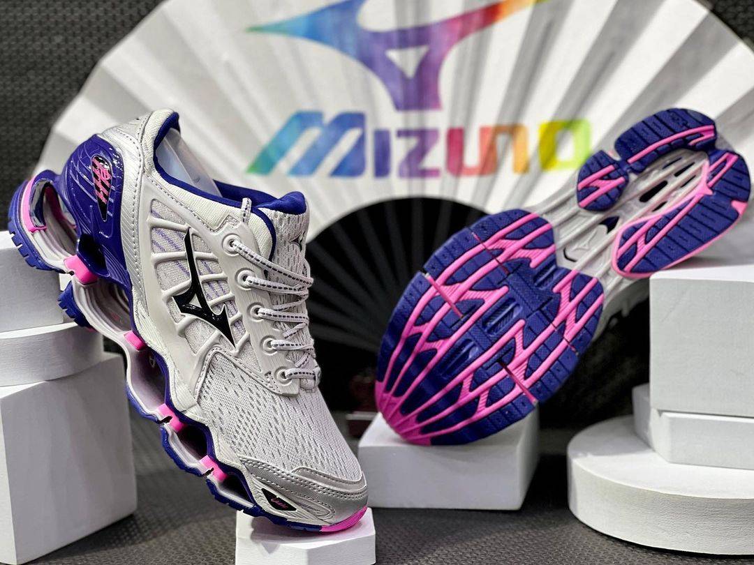 Mizuno prophecy 9 cinza e rosa - 1