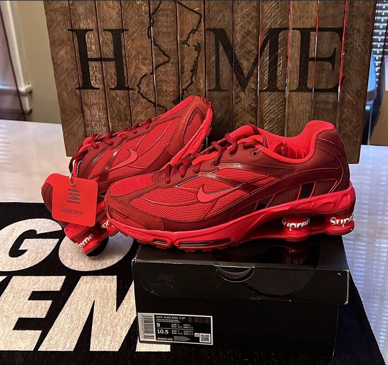 Nike Shox Supreme Red - 3