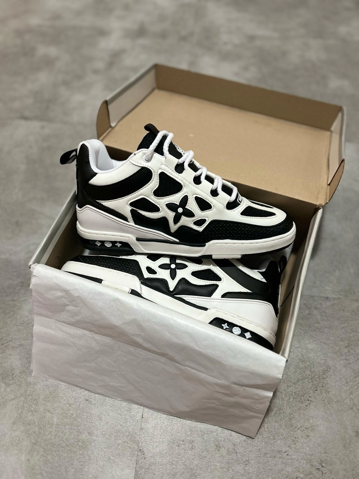 Tênis Louis Vuitton preto e branco - 3