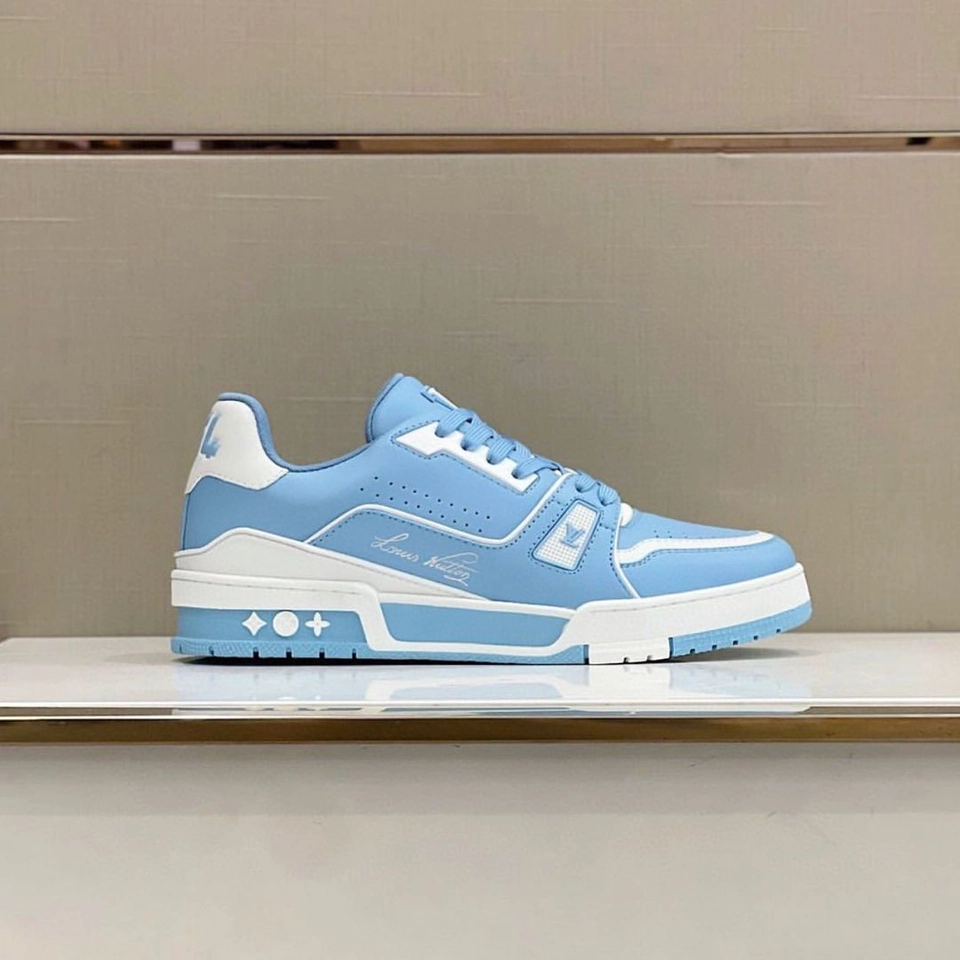 Tênis Louis Vuitton azul  - 3