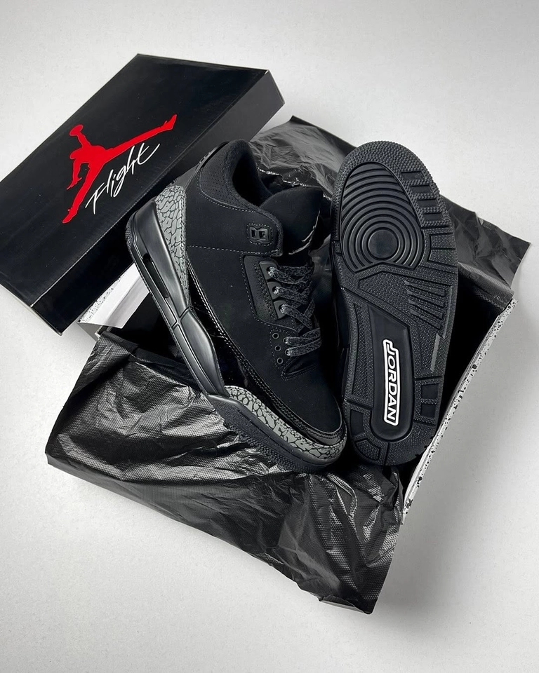 Air Jordan 3 black cat 