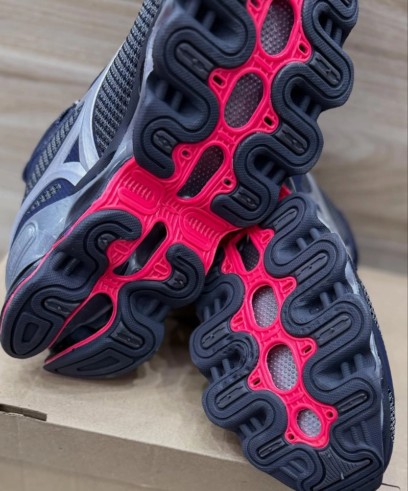 Mizuno 15 azul e rosa  - 6