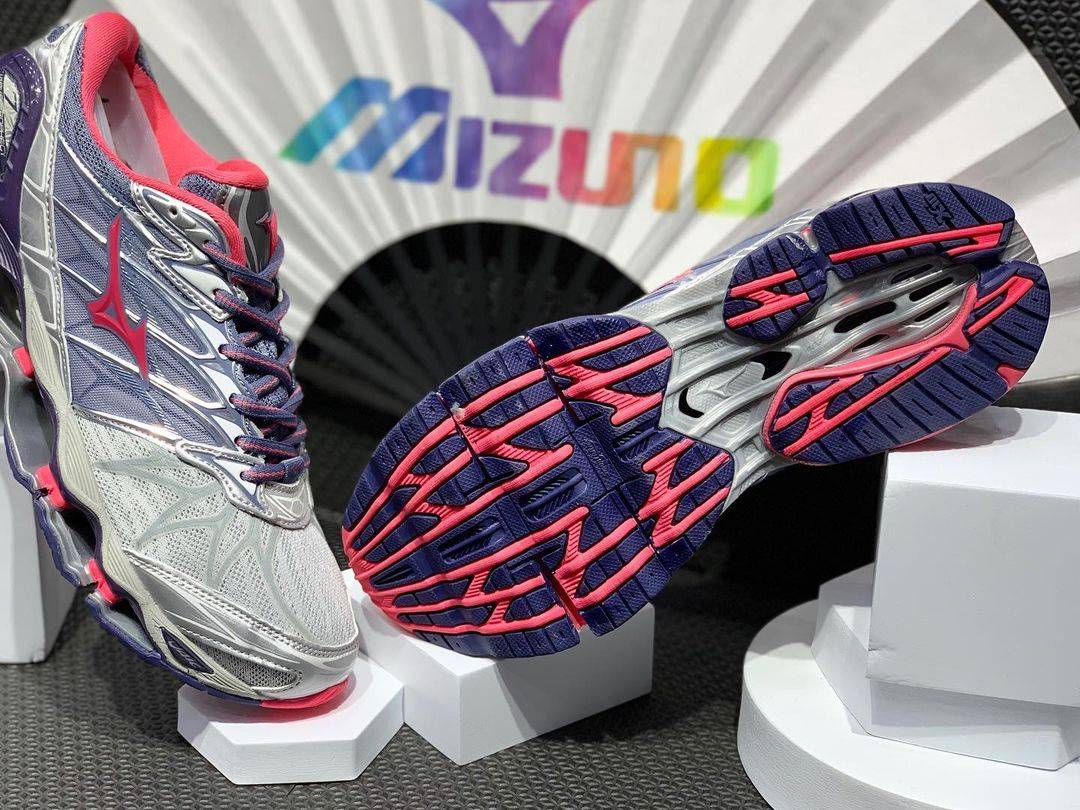 tênis Mizuno Prophecy 7 cinza e rosa - 3