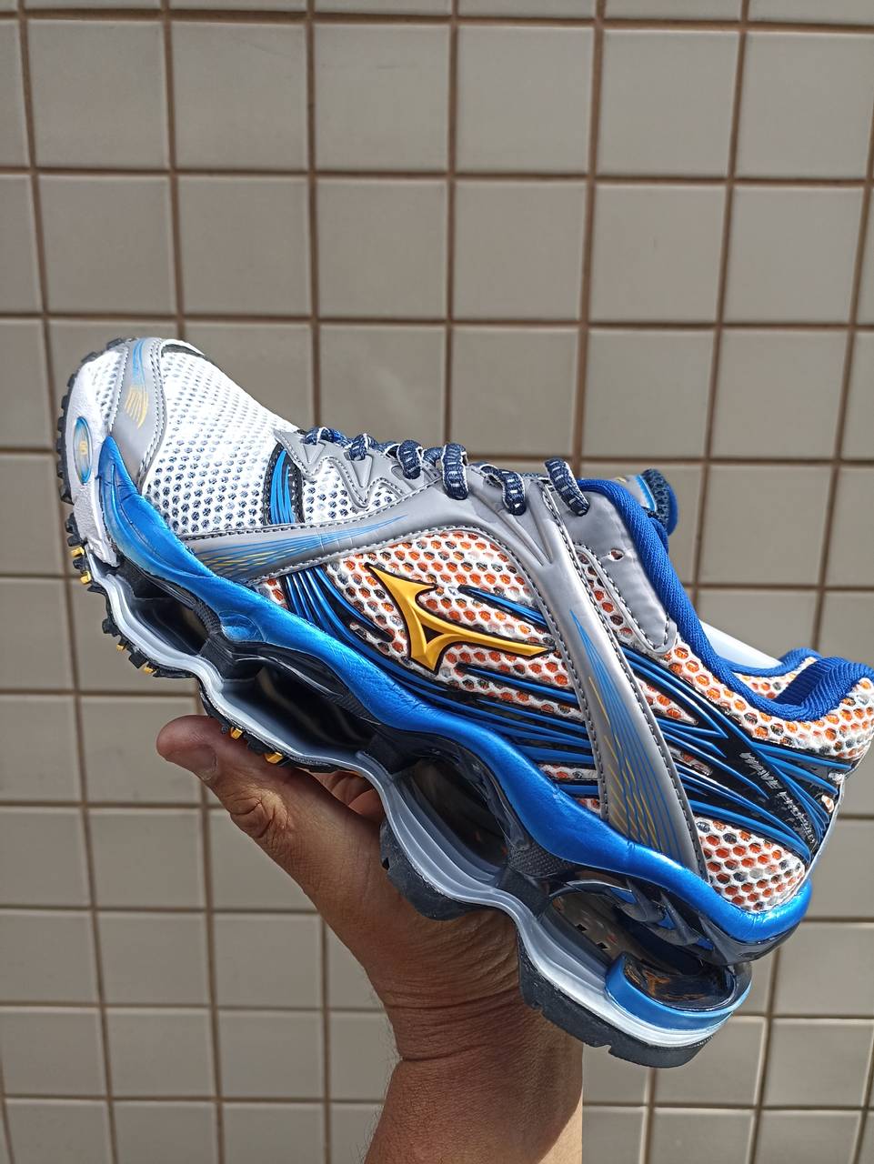 Mizuno Prophecy 1 cinza e azul - 5