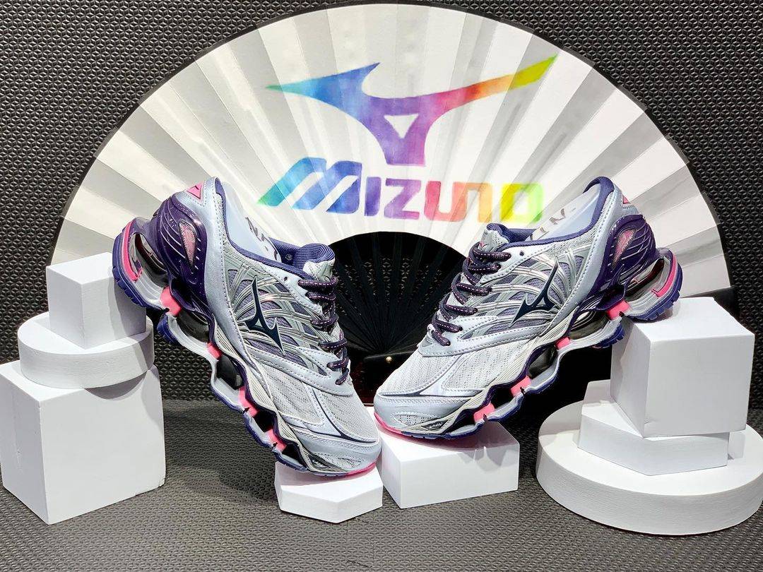 tênis Mizuno Prophecy 8 cinza e rosa - 2