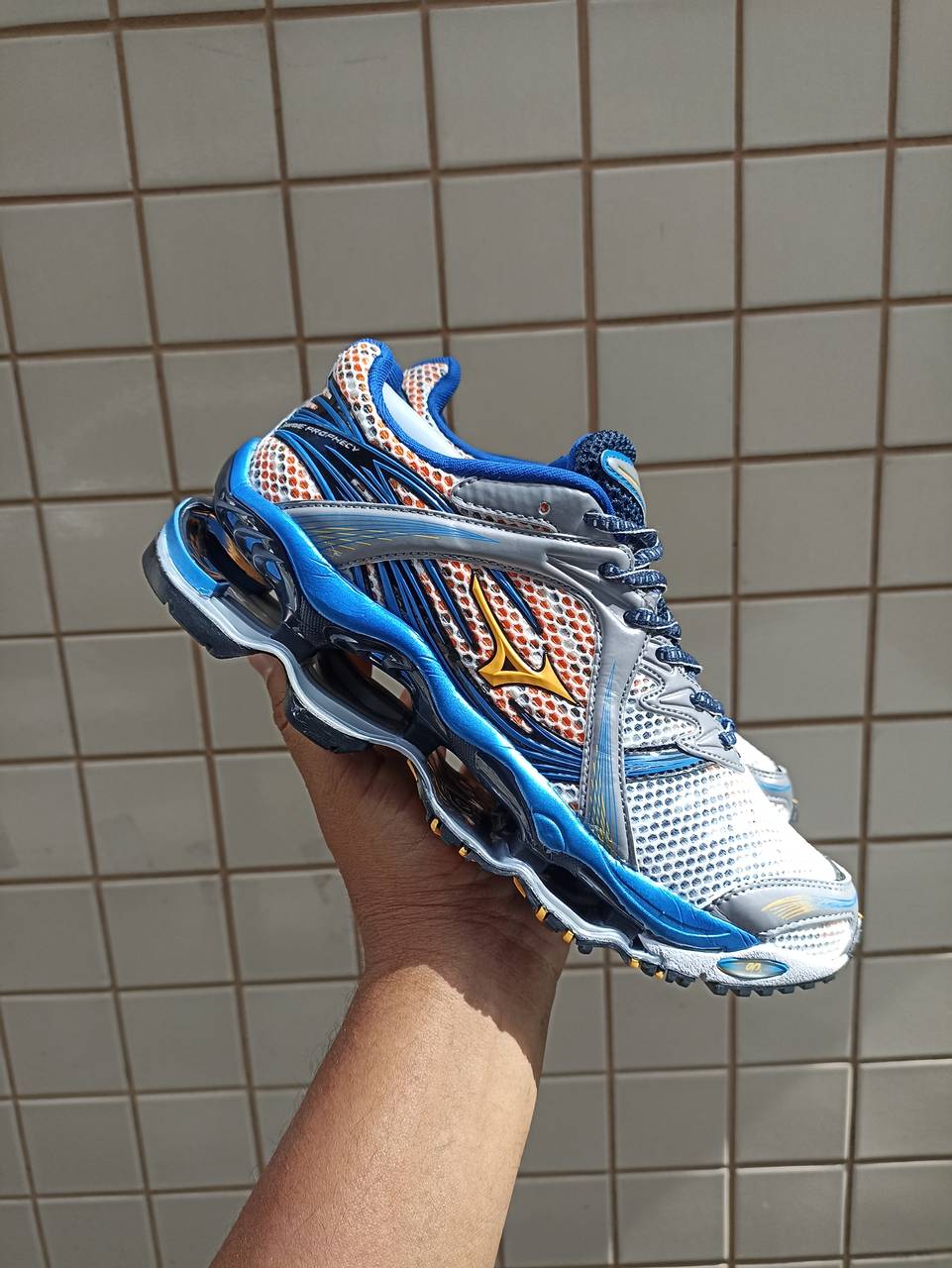 Mizuno Prophecy 1 cinza e azul - 4
