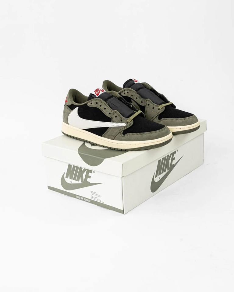 Air Jordan Travis Scott black olive