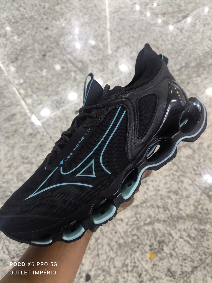 Mizuno prophecy 14 preto e verde - 6