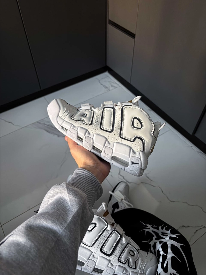 Nike UP tempo branco e preto - 6
