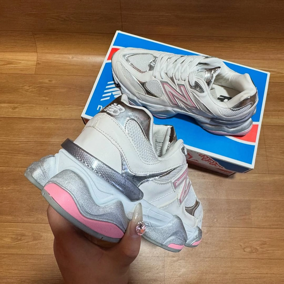 New balance 9060 bege e rosa - 3
