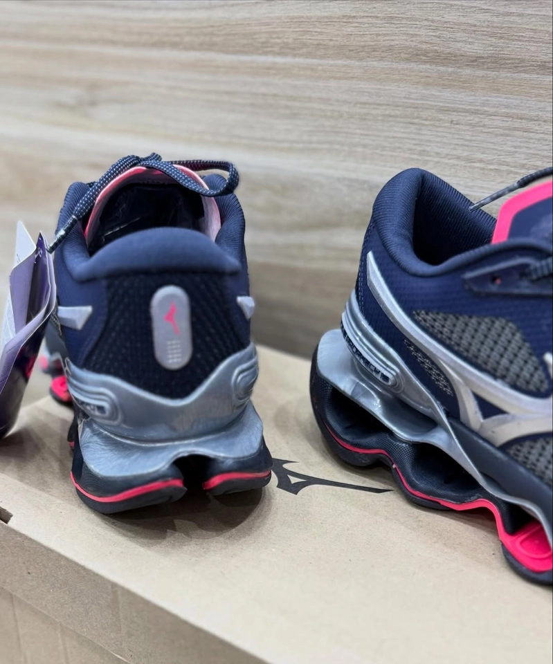 Mizuno 15 azul e rosa  - 5