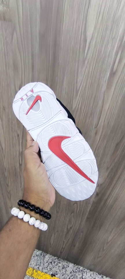 Nike UP tempo branco e preto - 6