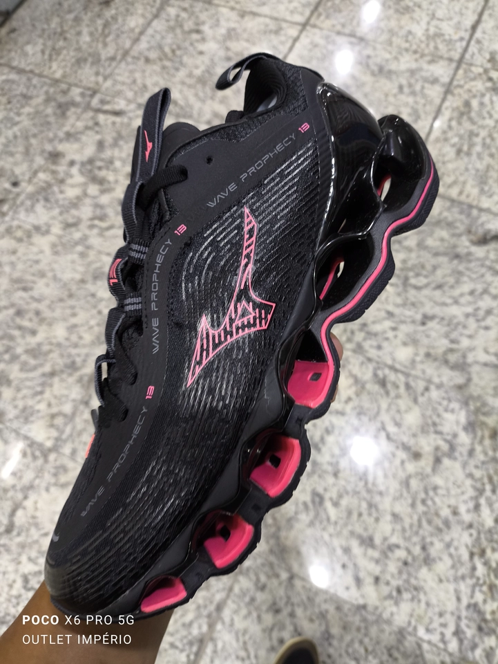Mizuno 13 preto e rosa - 7