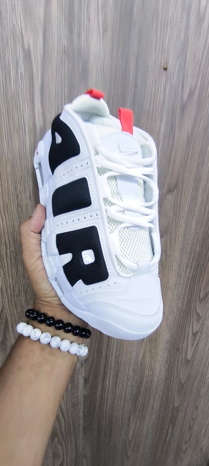 Nike UP tempo branco e preto - 8