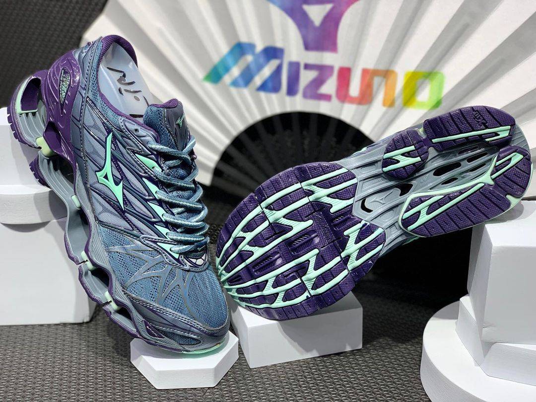 tênis Mizuno Prophecy 7 cinza e verde - 3
