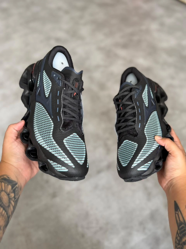 Mizuno 15 cinza e preto  - 3