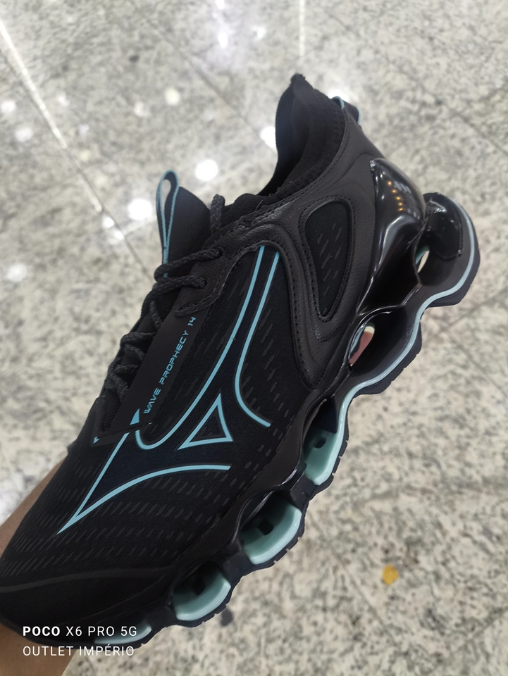 Mizuno prophecy 14 preto e verde - 4