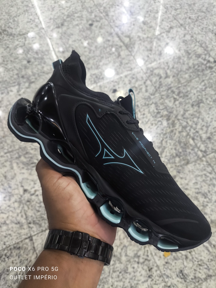 Mizuno prophecy 14 preto e verde - 2