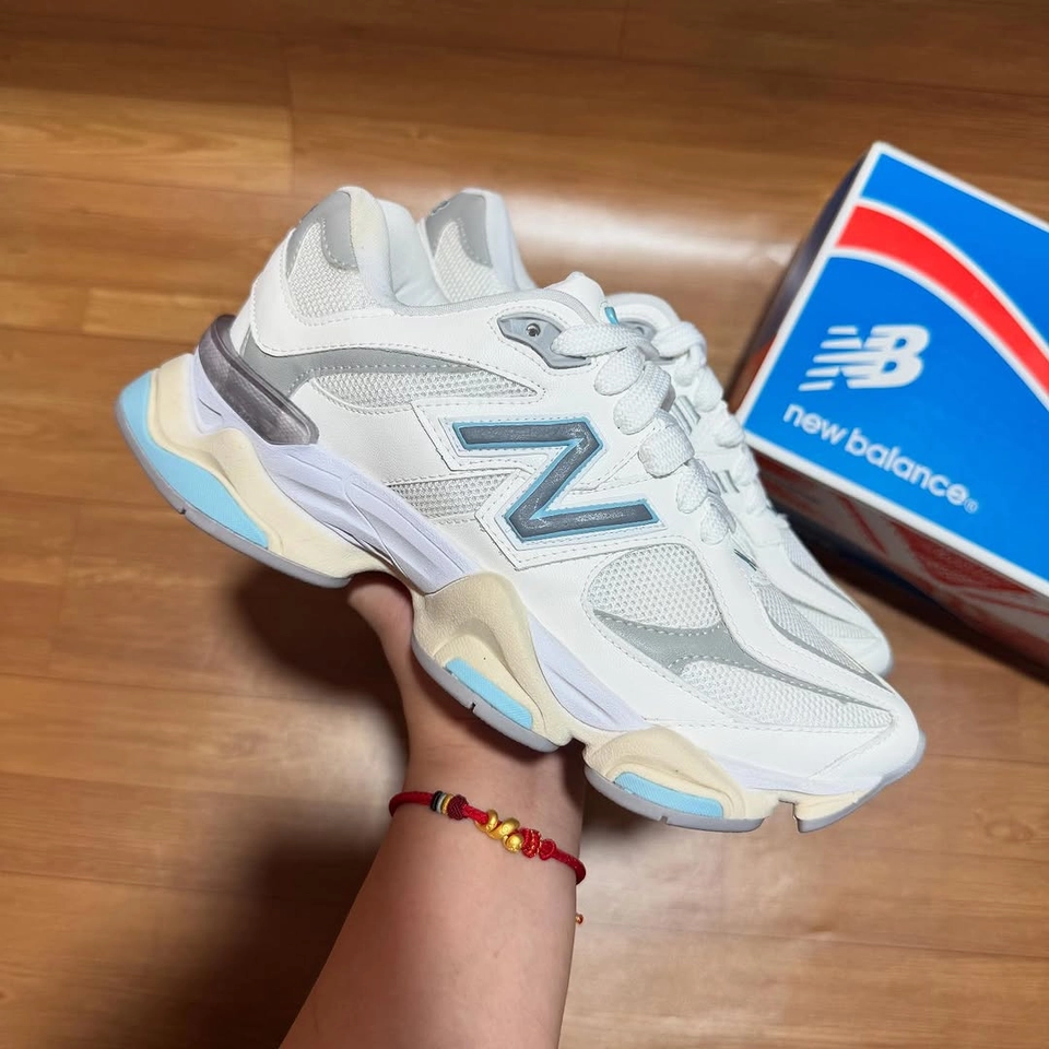 New balance 9060 branco e azul 
