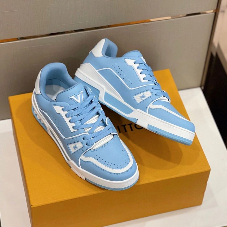 Tênis Louis Vuitton azul  - 2
