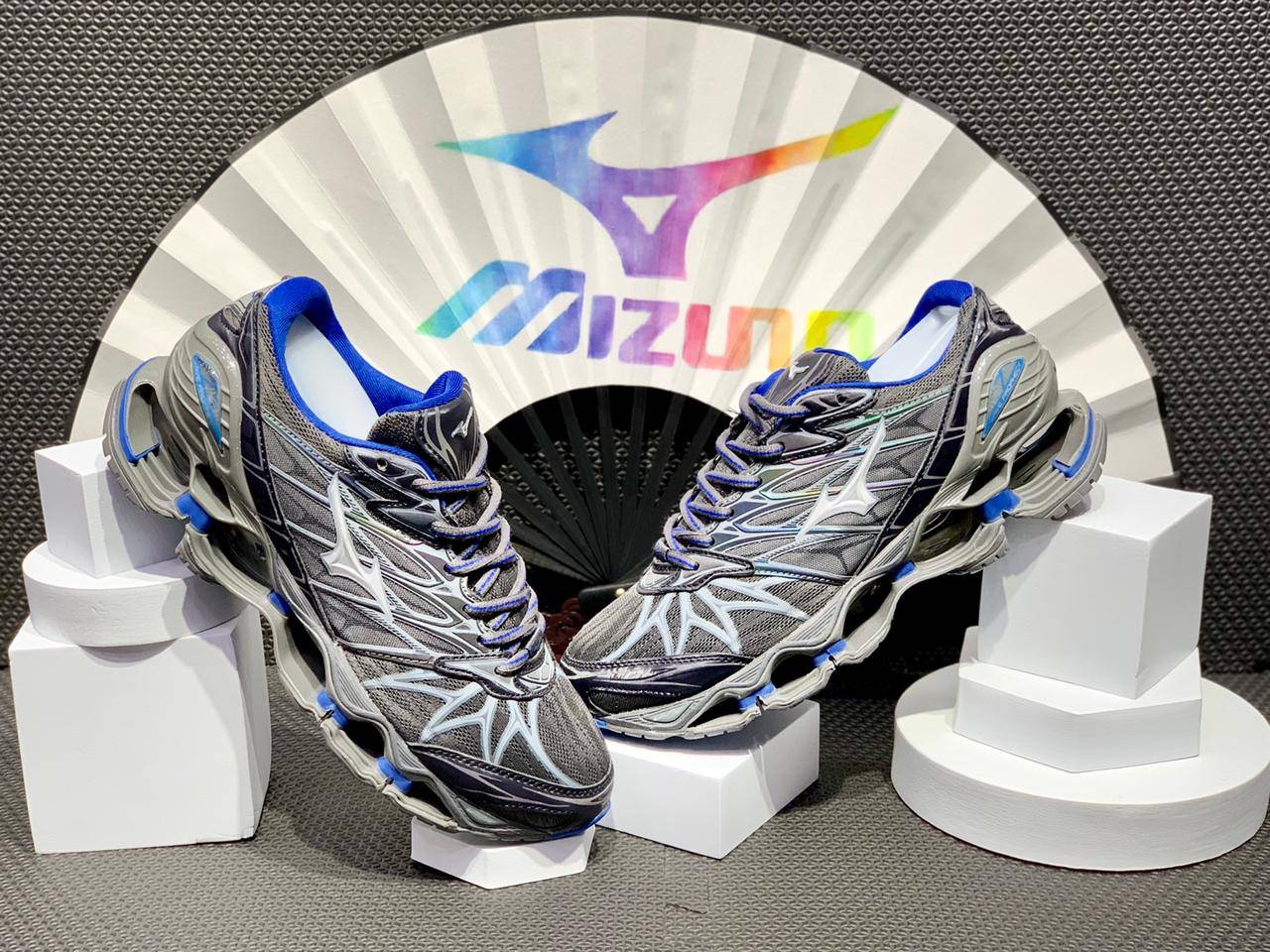 tênis Mizuno Prophecy 7 cinza camaleão  - 3