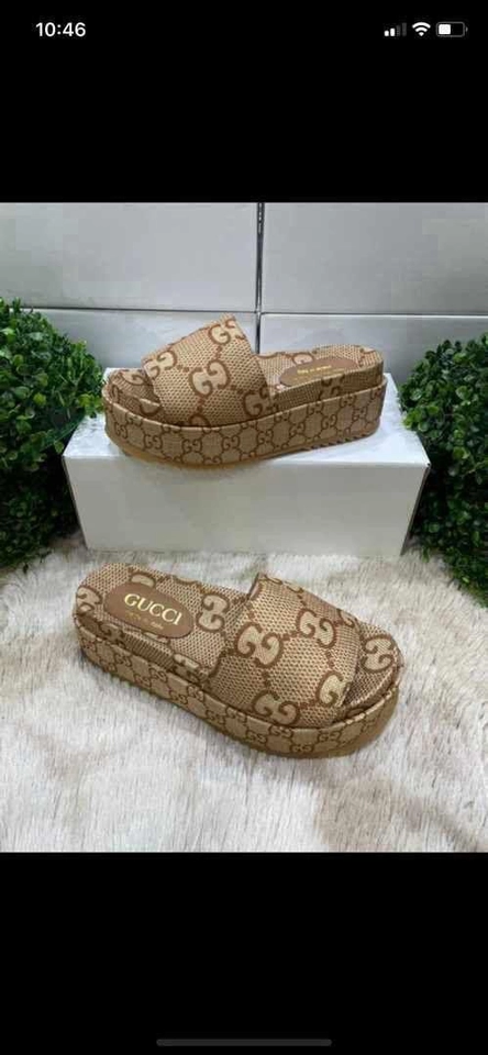 Chinelo plataforma Louis vuitton - 2