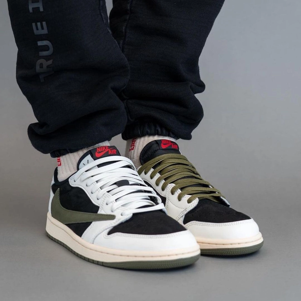Nike Jordan Travis Scott olive - 2