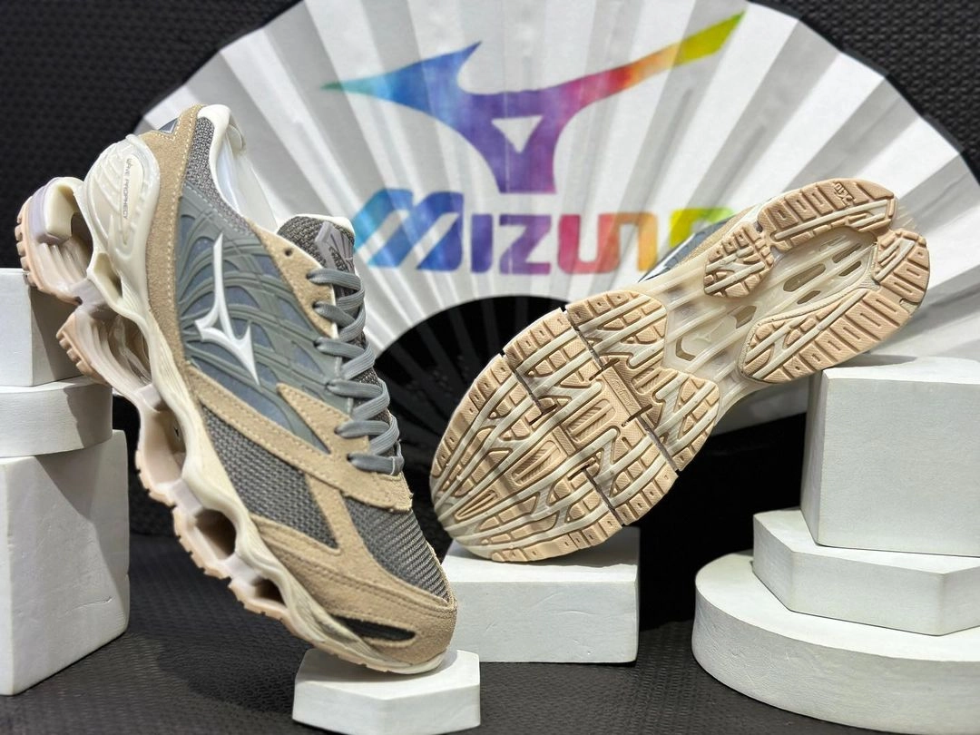 Mizuno LS areia e cinza - 3
