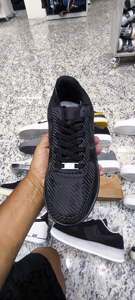 Nike force rajado preto  - 2