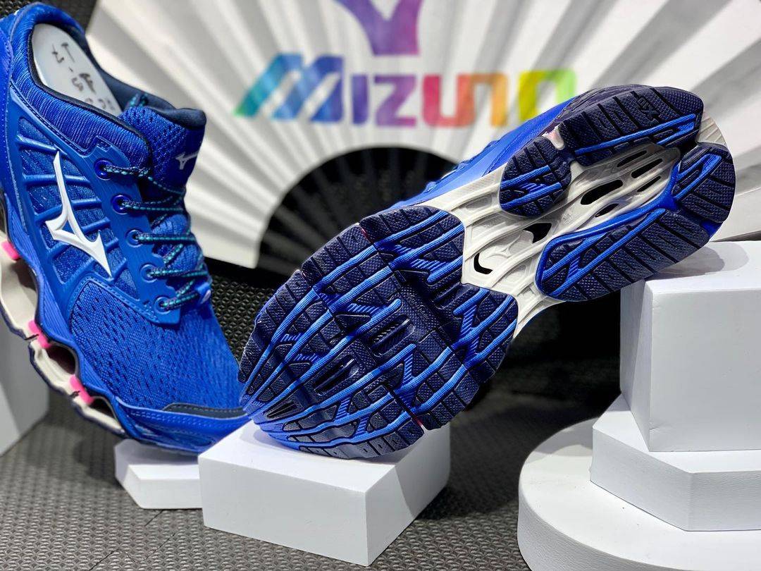 tênis Mizuno Prophecy 9 azul Royal e rosa - 3