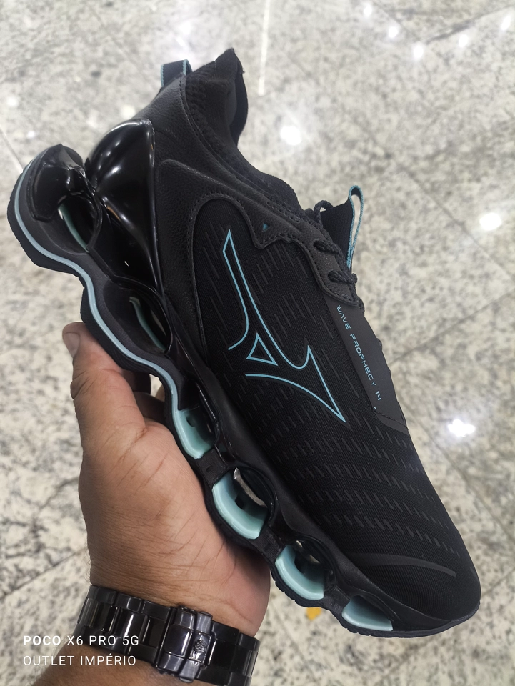 Mizuno prophecy 14 preto e verde - 7