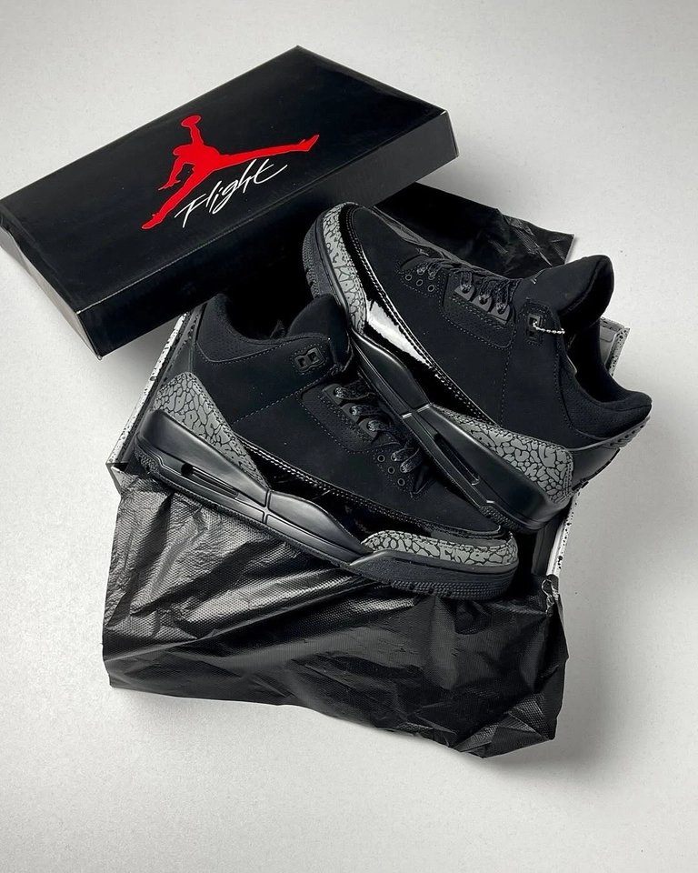 Air Jordan 3 black cat  - 2