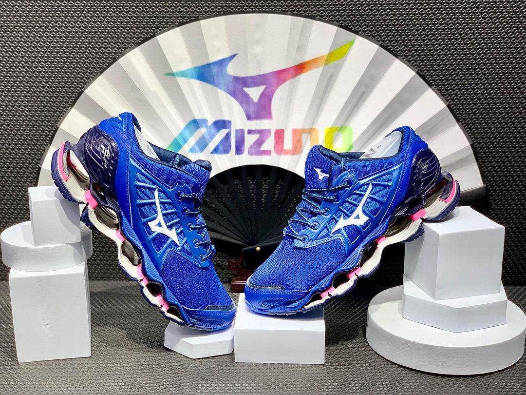 tênis Mizuno Prophecy 9 azul Royal e rosa - 2