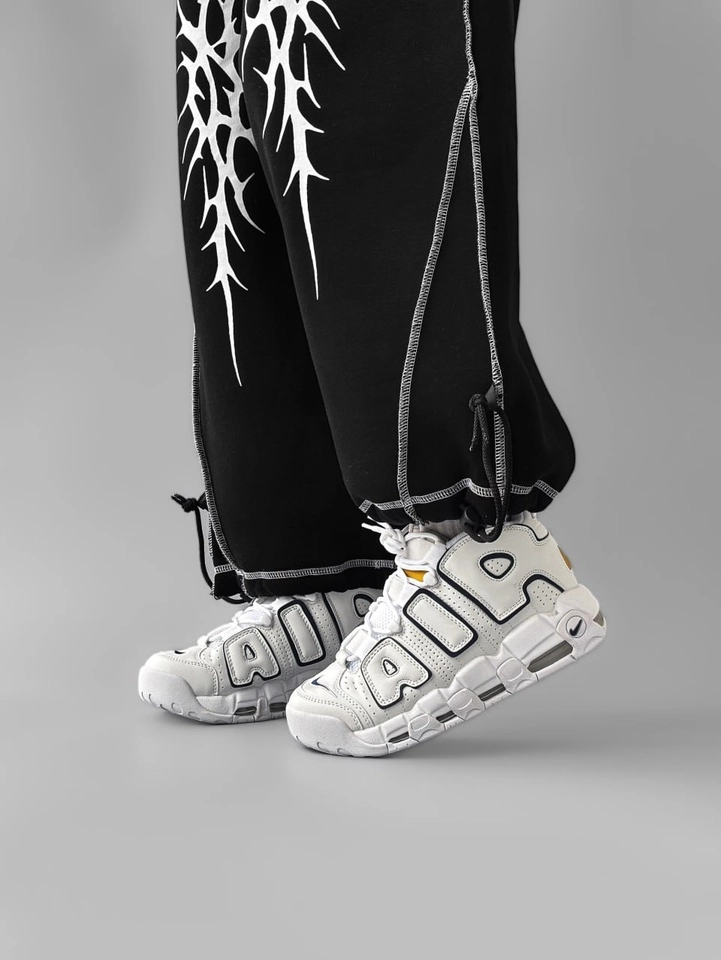 Nike UP tempo branco e preto - 2