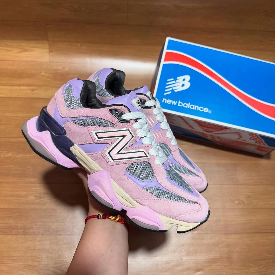 New balance 9060 rosa e prata