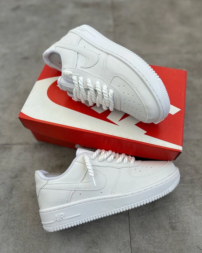 Nike Force Custom Branco  - 3